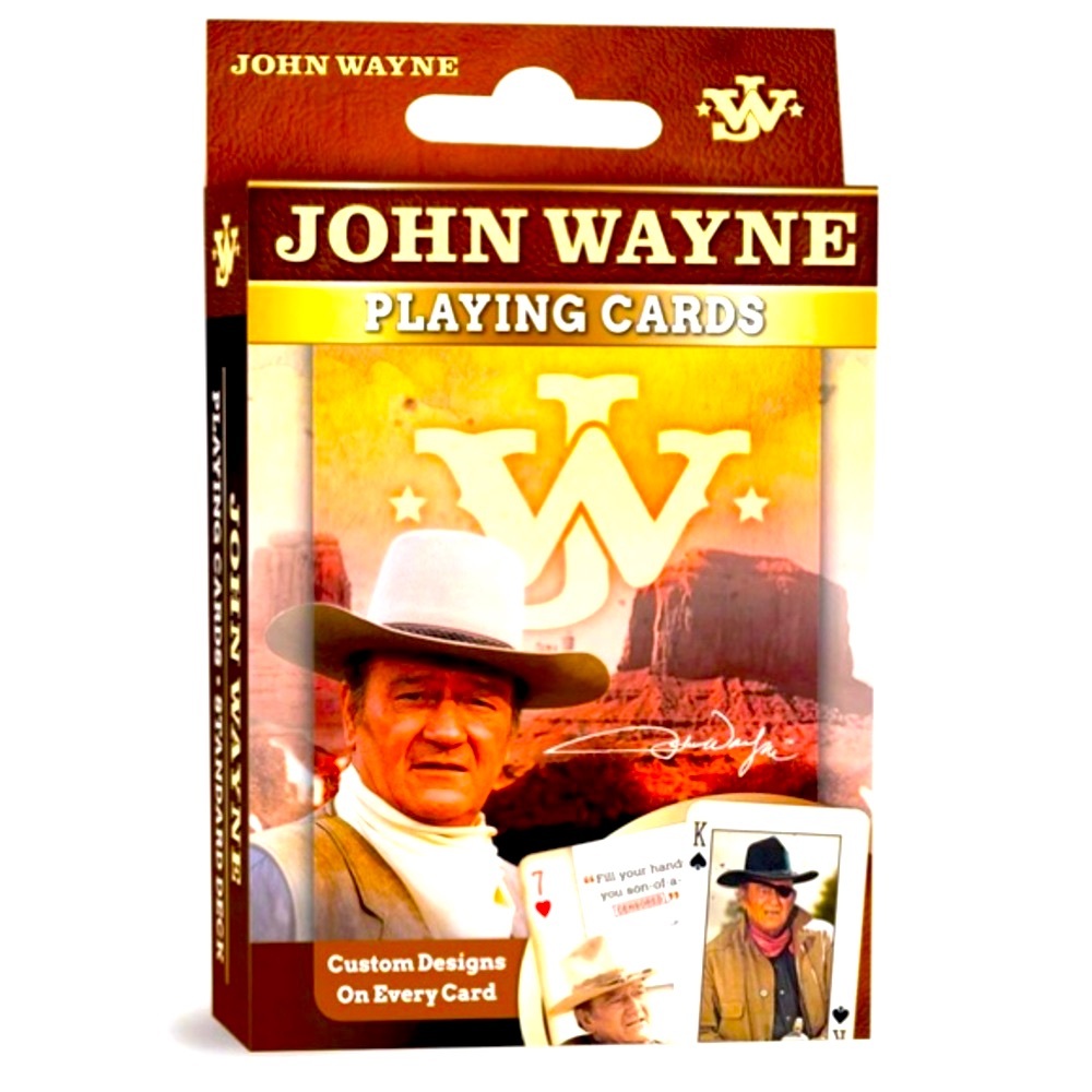 🤠❤️♣️♦️♠️ LETS PLAY❗️ “JOHN WAYNE PLAYING CARDS - 54 CARD DECK”❗️🤠